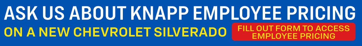 Ask Us About Employee Pricing - 2025 Chevy Silverado
